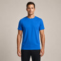 The Essential Tee - Unisex Blue Crew Neck Cotton T-Shirt