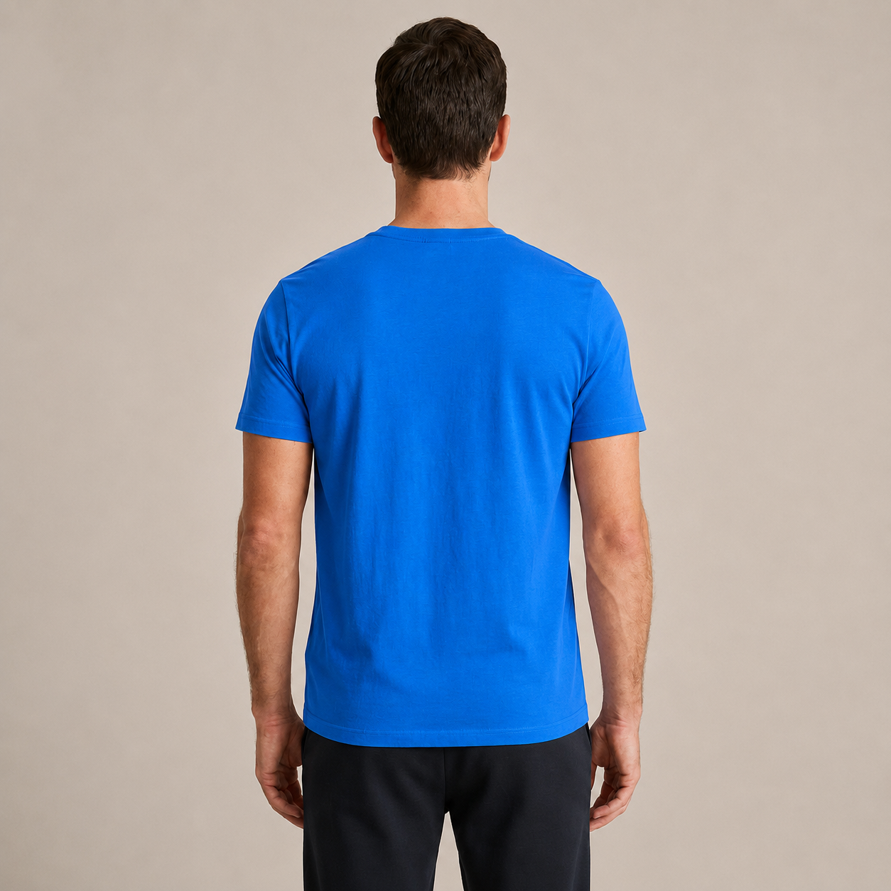 The Essential Tee - Unisex Blue Crew Neck Cotton T-Shirt