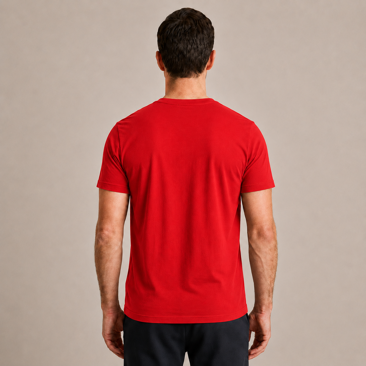 The Essential Tee - Unisex Red Crew Neck Cotton T-Shirt