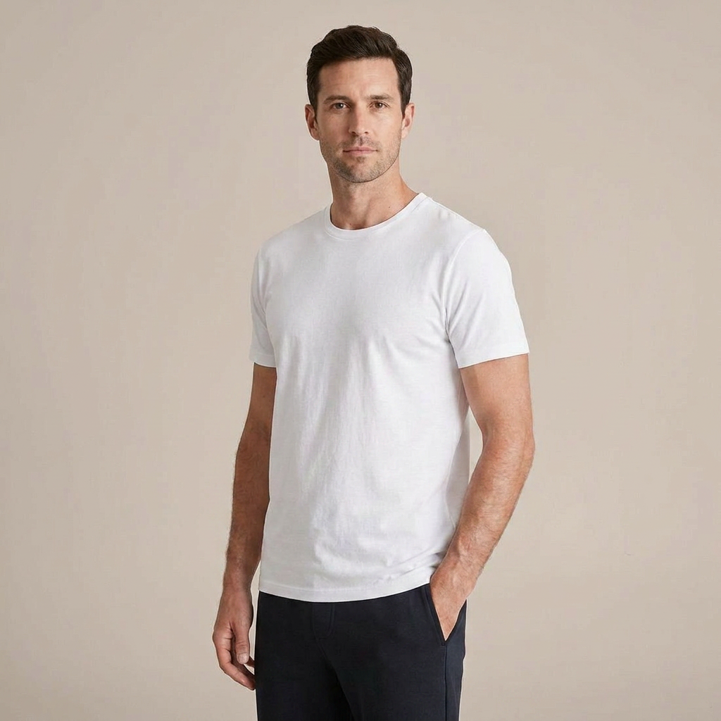 AS Colour Staple Tee - three-quarter angle