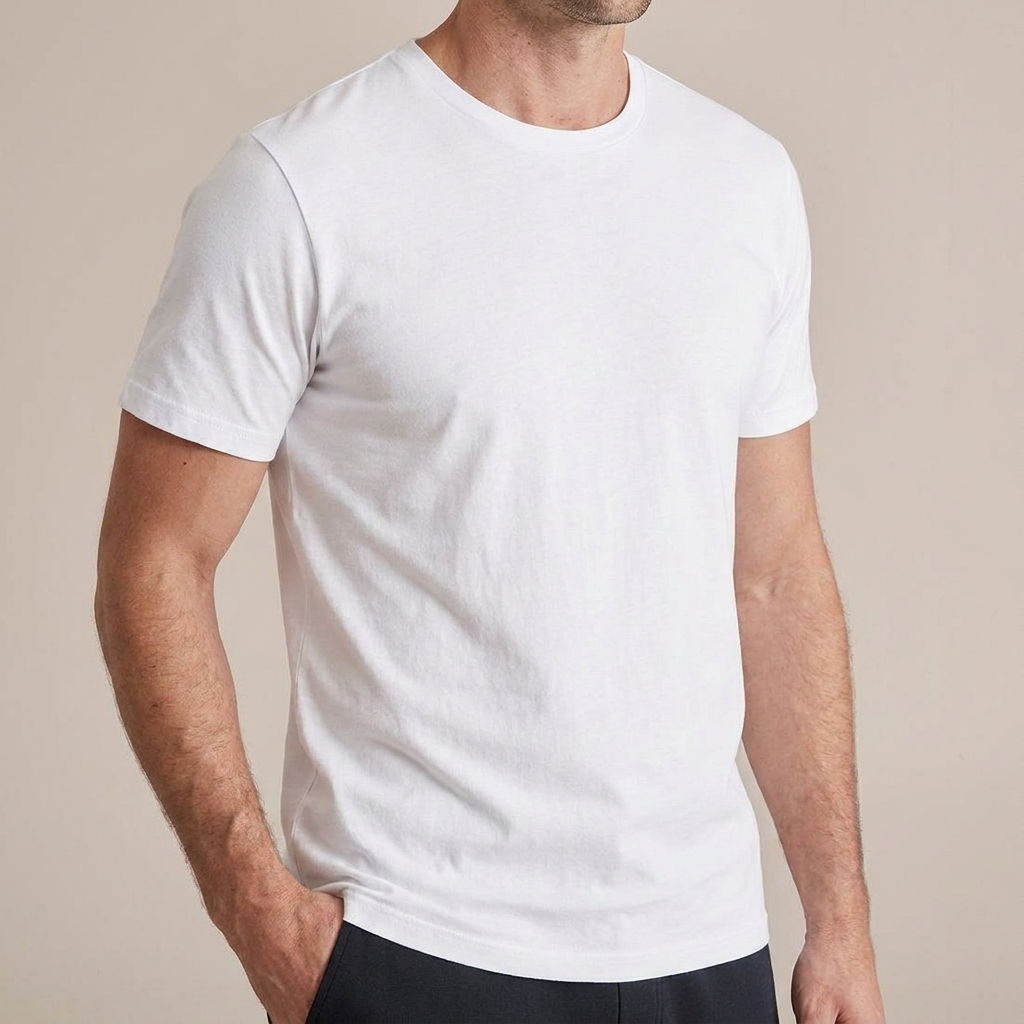 AS Colour Staple Tee - close-up torso